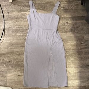 Babaton Light Purple Midi Dress